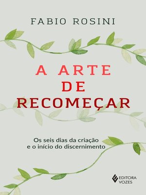 cover image of A arte de recomeçar